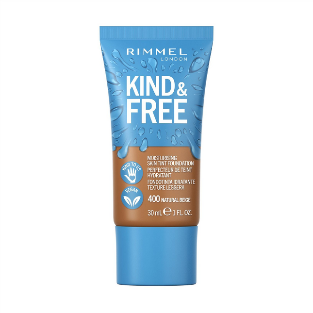 Rimmel - Kind & Free Moisturising Skin Tint Foundation - 400 Natural Beige | 30 mL