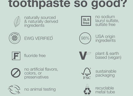 Davids Toothpaste - Peppermint toothpaste | 149 g