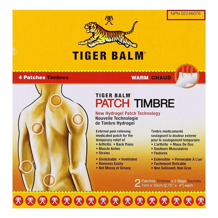 Baume du Tigre - Patch antidouleur | 4 patchs