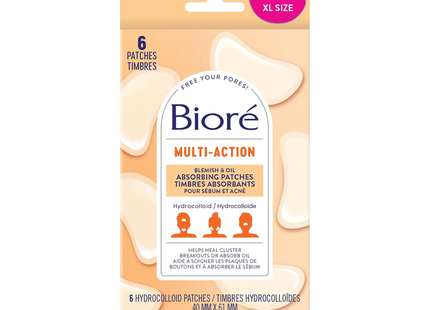 Bioré - Patchs anti-imperfections et absorbants de sébum | 6 patchs