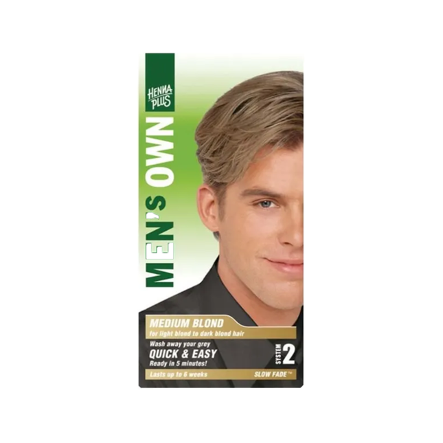 Hennaplus - Men's Own Hair Colour Medium Blond | 80 mL