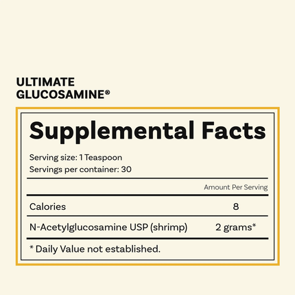 Ultimate Glucosamine - Once-A-Day Powder