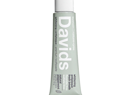 Davids Toothpaste - Peppermint Travel 1.75oz | 50 g