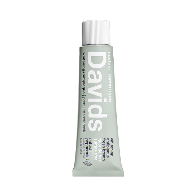 Davids Toothpaste - Peppermint Travel 1.75oz | 50 g