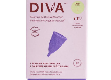 DivaCup Diva Silicone Menstrual Cup Model 1