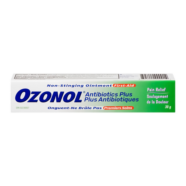 Ozonol - Non Stinging First Aid Ointment - Antibiotic Plus | 30 g
