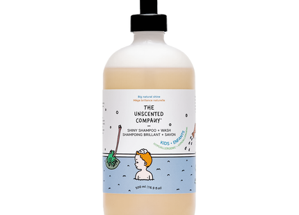 The Unscented Co. - Kids Shiny Shampoo + Wash | 500 mL