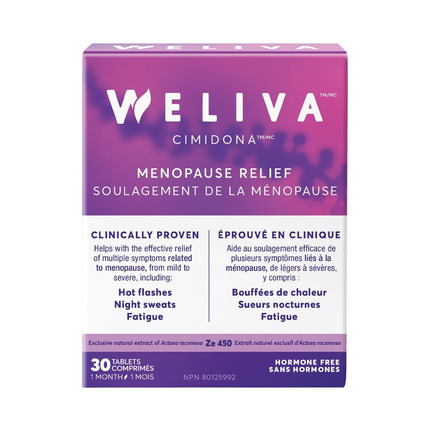 Weliva - Cimidona Menopause Relief | 30 Tablets