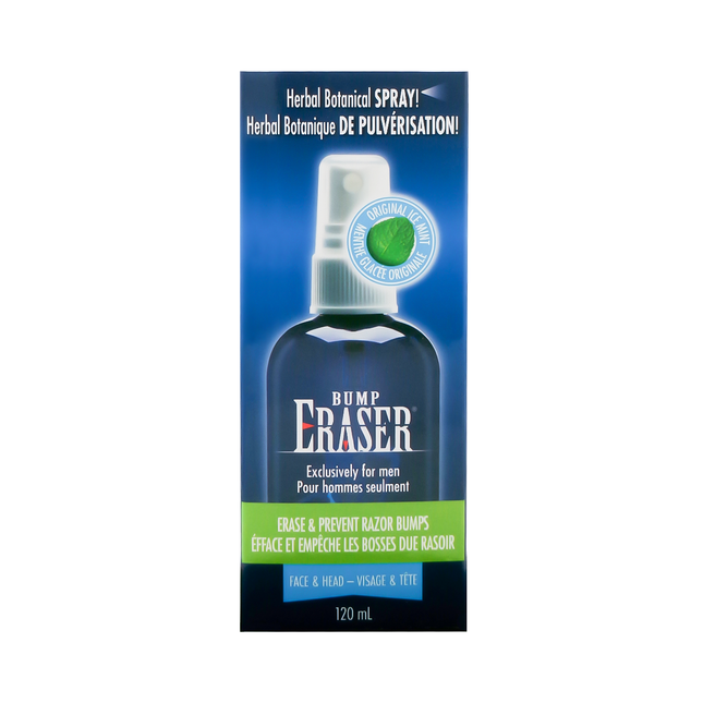 Bump Eraser - Herbal & Botanical Spray Erases & Prevent Razor Bumps - Original Ice Mint | 120 mL
