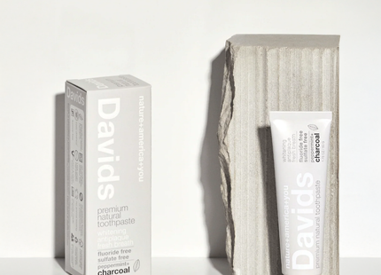 Davids Toothpaste - Charcoal Peppermint | 149 g