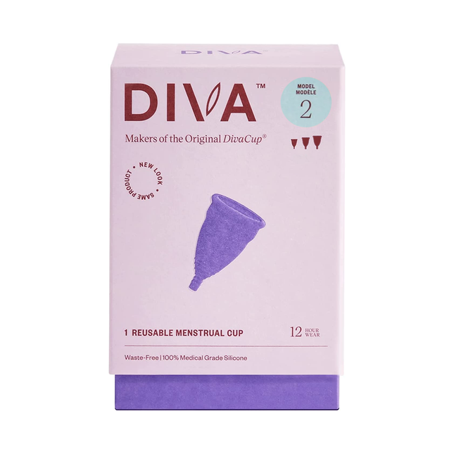 DivaCup - Coupe menstruelle en silicone Diva - Modèle 2 | 1 tasse
