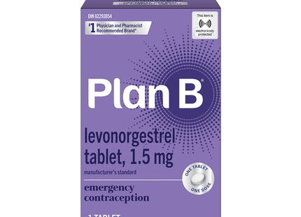 Plan B – Contraception d'urgence | 1 comprimé