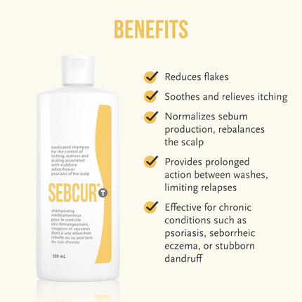 Sebcur - T Medicated Shampoo | 120 mL