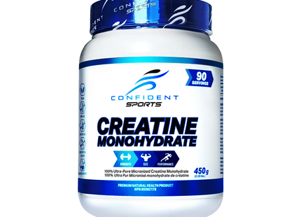 Confident Sports - Monohydrate de créatine micronisée pure | 450g