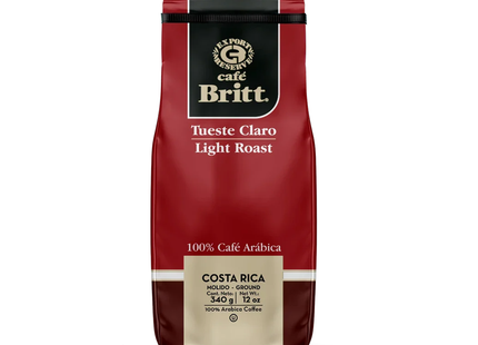 Cafe Britt - Light Roast Costa Rican Ground Coffee | 340 g