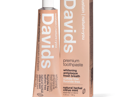 Davids Toothpaste - Herbal Citrus Mint 5.25oz | 149 g