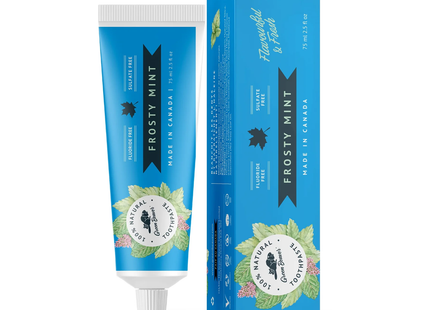 Dentifrice naturel à la menthe givrée Green Beaver | 75 ml