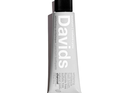 Davids Toothpaste - Charcoal Peppermint Travel Size | 50 g