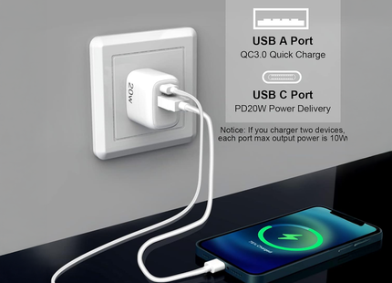 ROX - PD + USB 20W Power Plug