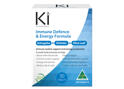 Ki - Immune Defence & Energy Formula | 30 Tablets