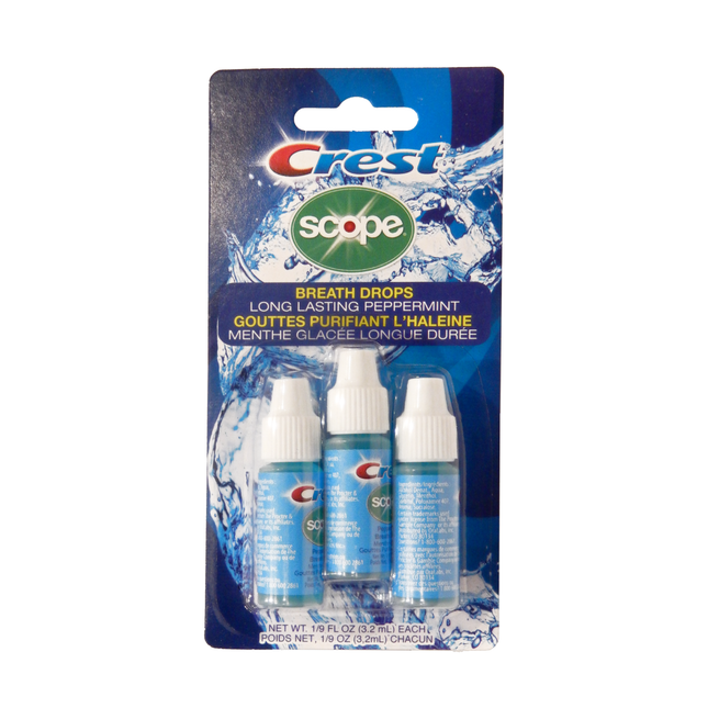 Crest - Gouttes pour l'haleine Scope | 3 x 3,2 ml