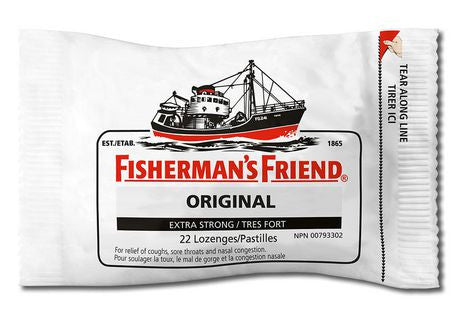 Fisherman's Friend - Extra Strong Throat Lozenges - Original Flavour | 22 lozenges