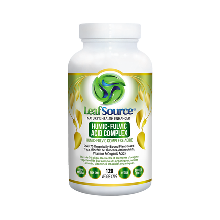 Leaf Source - Shilajit W Humic-Fulvic Acid Complex | 120 Veggie Caps