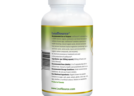 Leaf Source - Shilajit W Humic-Fulvic Acid Complex | 120 Veggie Caps