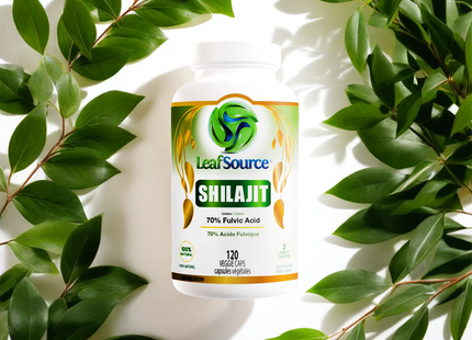 Leaf Source - Shilajit W Humic-Fulvic Acid Complex | 120 Veggie Caps