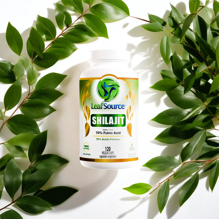 Leaf Source - Shilajit W Humic-Fulvic Acid Complex | 120 Veggie Caps