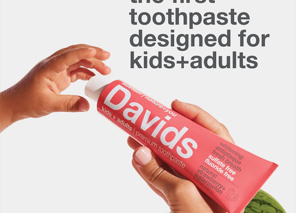 Davids Toothpaste - Kids+Adult Strawberry+Watermelon | 149 g