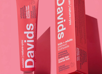 Davids Toothpaste - Kids+Adult Strawberry+Watermelon | 149 g