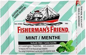 Fisherman's Friend - Sugar & Gluten Free Throat Lozenges - Mint | 22 Lozenges