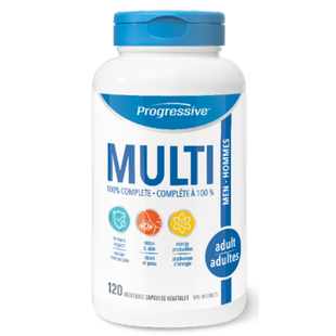 Progressive - 100% Complete Multivitamin - For Adult Men | 120 Vegetable Capsules*