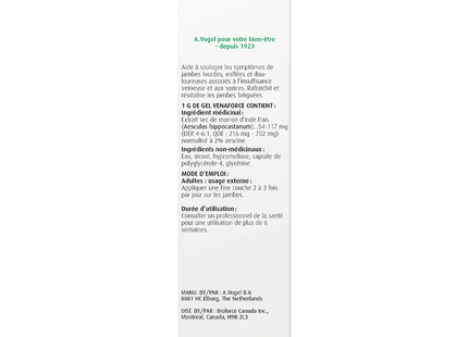 A.Vogel - Venaforce Horse Chestnut Gel for Heavy Legs | 100 g