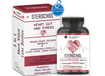Celt Naturals - Sterochol Heart Gut And Stress | 30 Veg Capsules