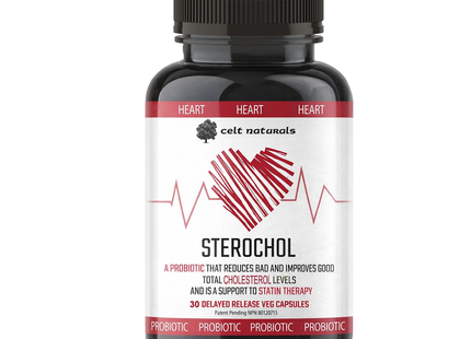 Celt Naturals - Sterochol Heart Gut And Stress | 30 Veg Capsules
