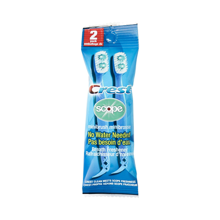 Crest - Scope Mini brosse désodorisante | Paquet de 2