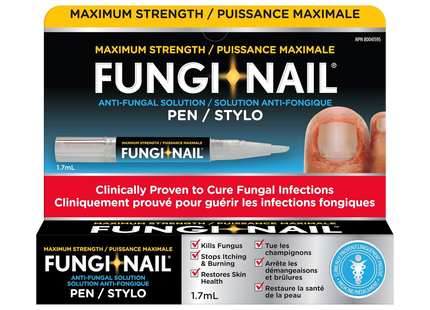Fungi-Nail - Anti-Fungal Solution Pen, Maximum Strength | 1.7 mL
