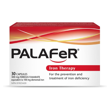Palafer - Thérapie de Fer 300 mg | 30 Gélules