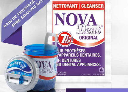Nova Dent - Original Denture Cleanser 1 Year Kit