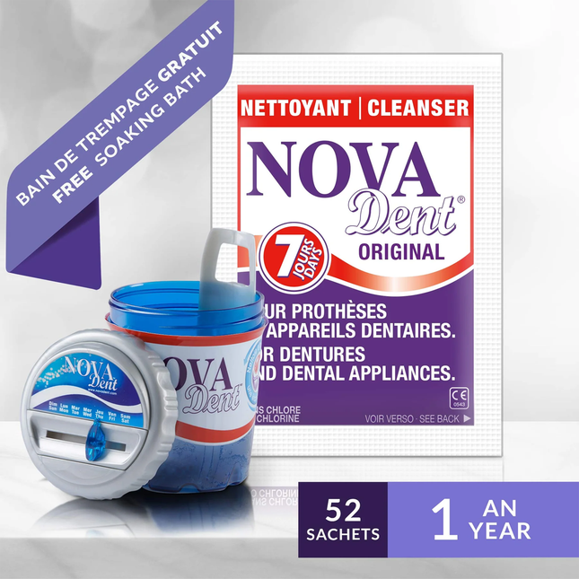 Nova Dent - Original Denture Cleanser 1 Year Kit