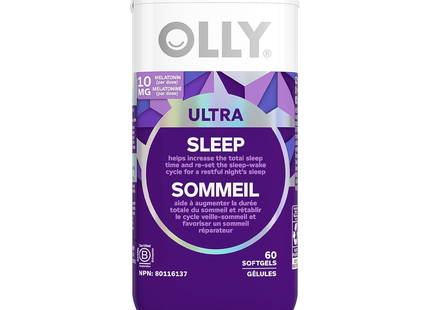 Olly - Ultra Strength Sleep Softgels Melatonin 10 mg | 60 Softgels
