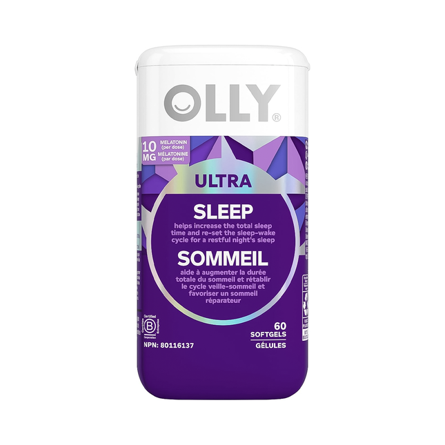 Olly - Ultra Strength Sleep Softgels Melatonin 10 mg | 60 Softgels