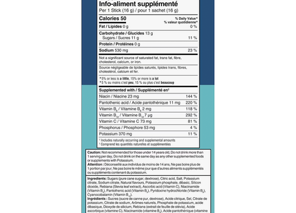 Liquid IV - Préparation pour boisson électrolytique multiplicatrice d'hydratation, fraise | 6 sachets