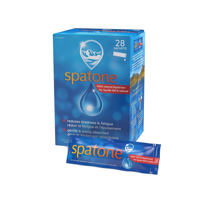 Spatone - 100% Natural Liquid Iron Supplement | 28 x 25 mL