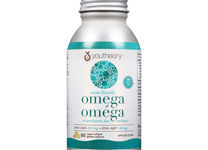 Youtheory - Omega DHA EPA | 60 Softgels