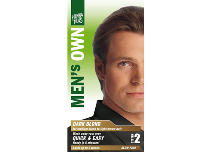 Hennaplus - Men's Own Hair Colour Dark Blond | 80 mL