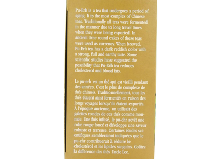 PU-ERH UNCLE LEE'S BIO 18 SACH.