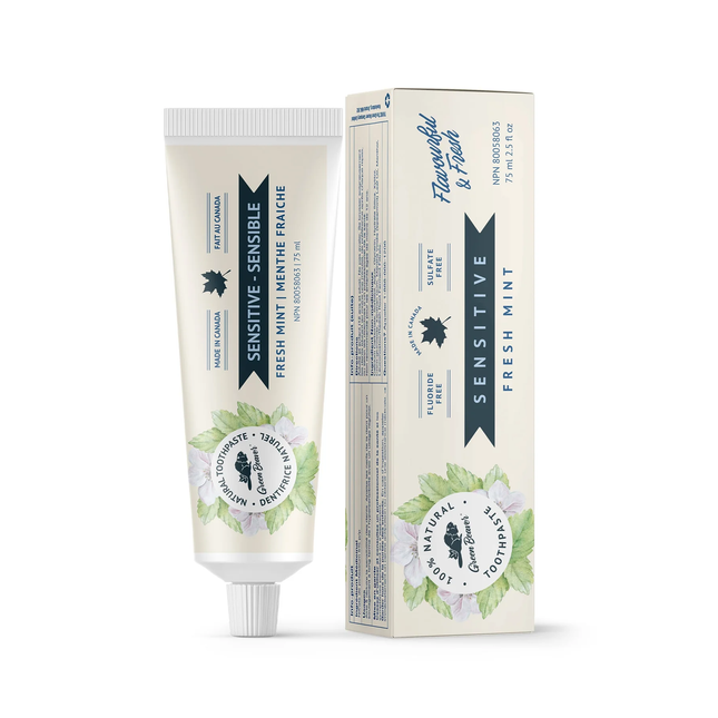 Green Beaver - Sensitive Teeth Natural Toothpaste | 75 mL